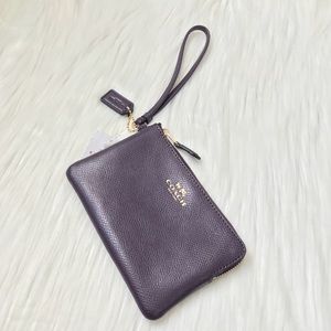 COACH Corner Zip Wristlet